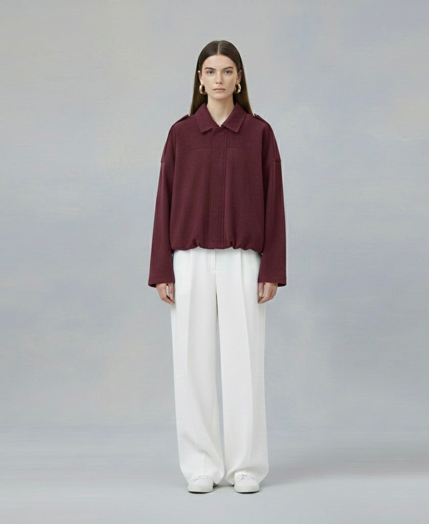 Burgundy Suede jacket