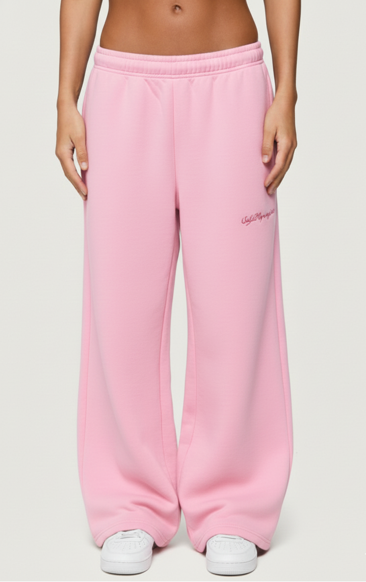 pink sweatpants