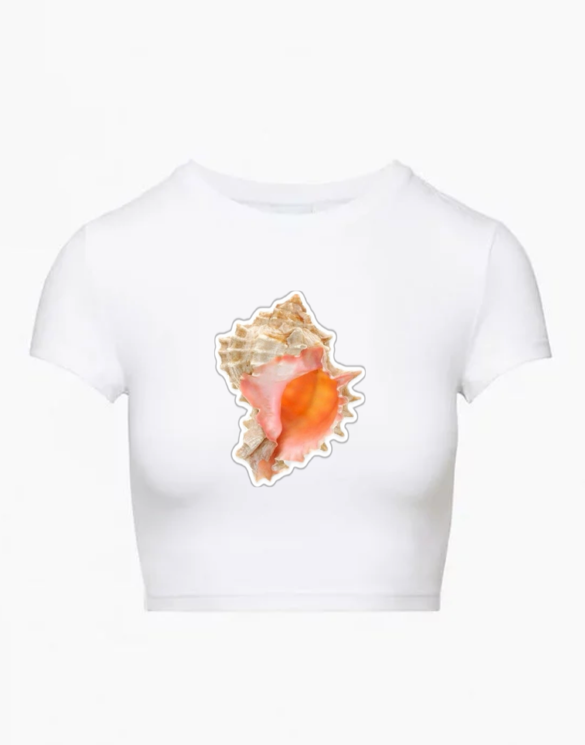 coral crush baby tee