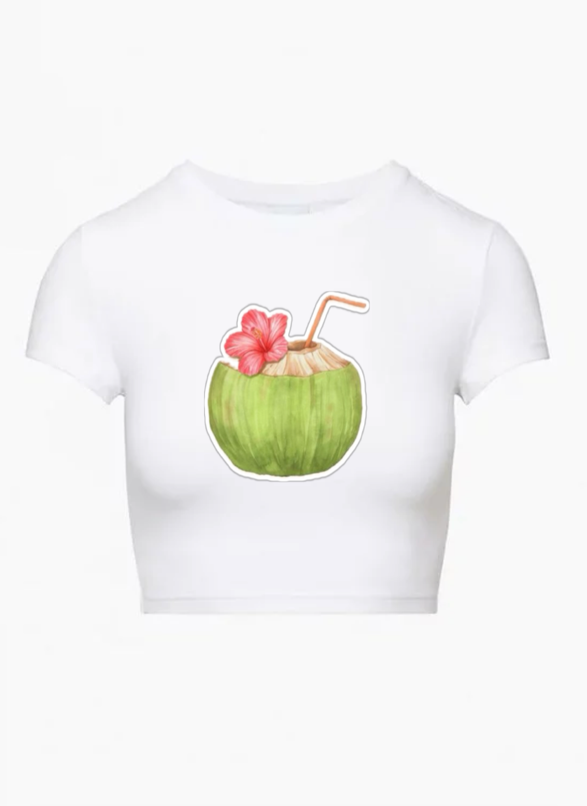Tropical babe baby tee