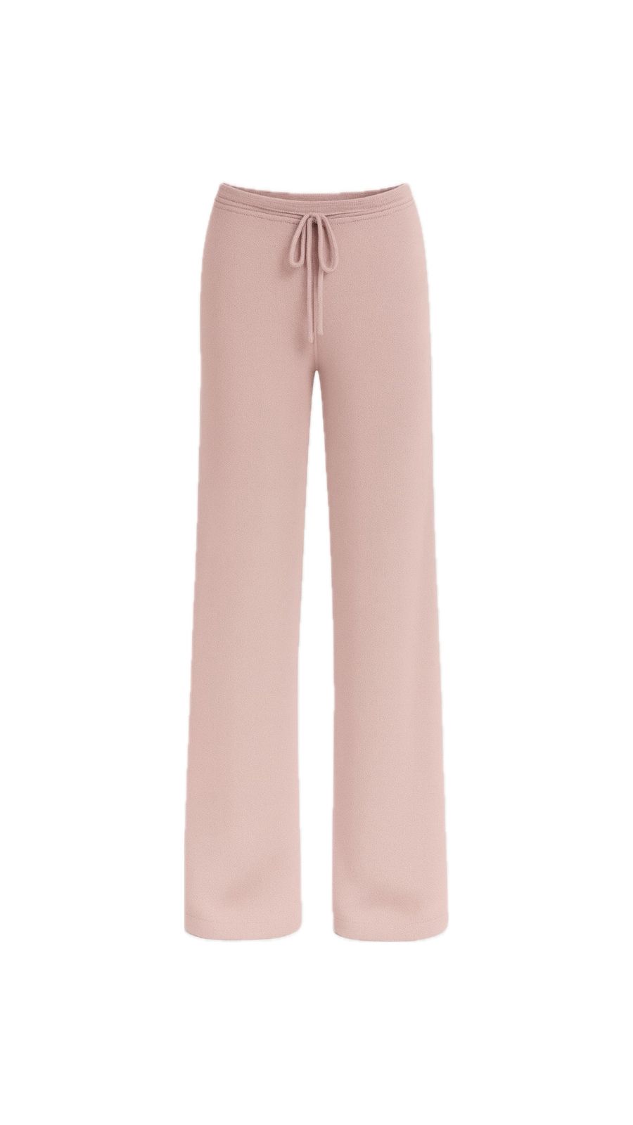 blush pink knit pants