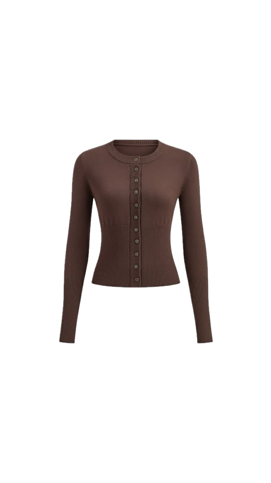 cocoa knit cardigan
