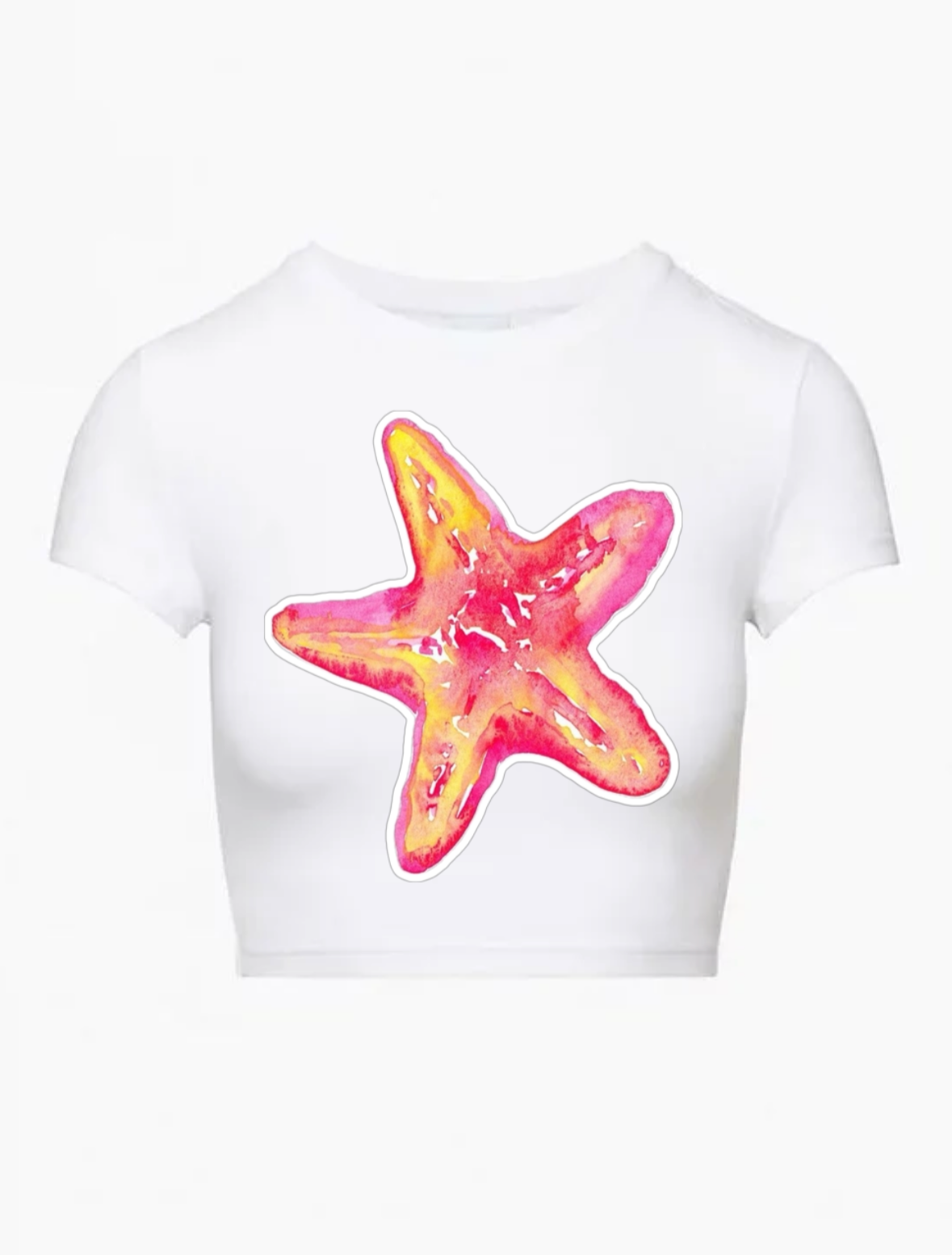 Starfish baby tee